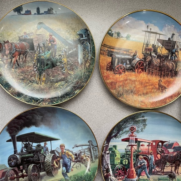 Set of 8 Danbury Mint  Farmland Memories Collection s - Picture 2 of 14